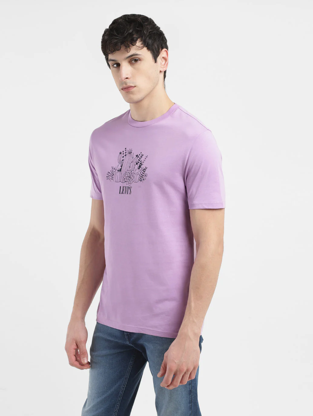 Men's Graphic Print Crew Neck T-shirt - Image 4