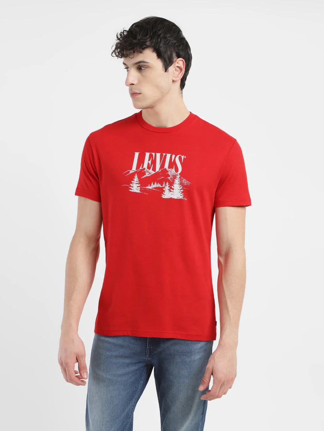 Men's Graphic Print Crew Neck T-shirt - Image 2