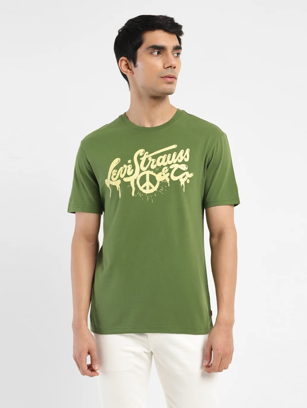 Men's Graphic Print Crew Neck T-shirt - Image 2