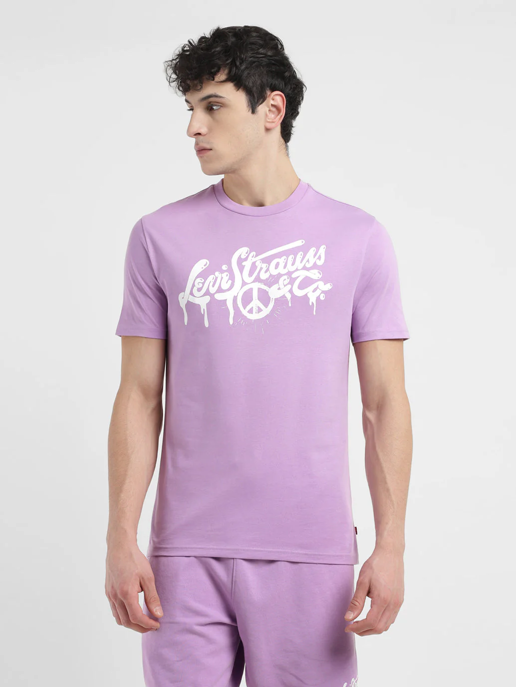Men's Graphic Print Crew Neck T-shirt - Image 2