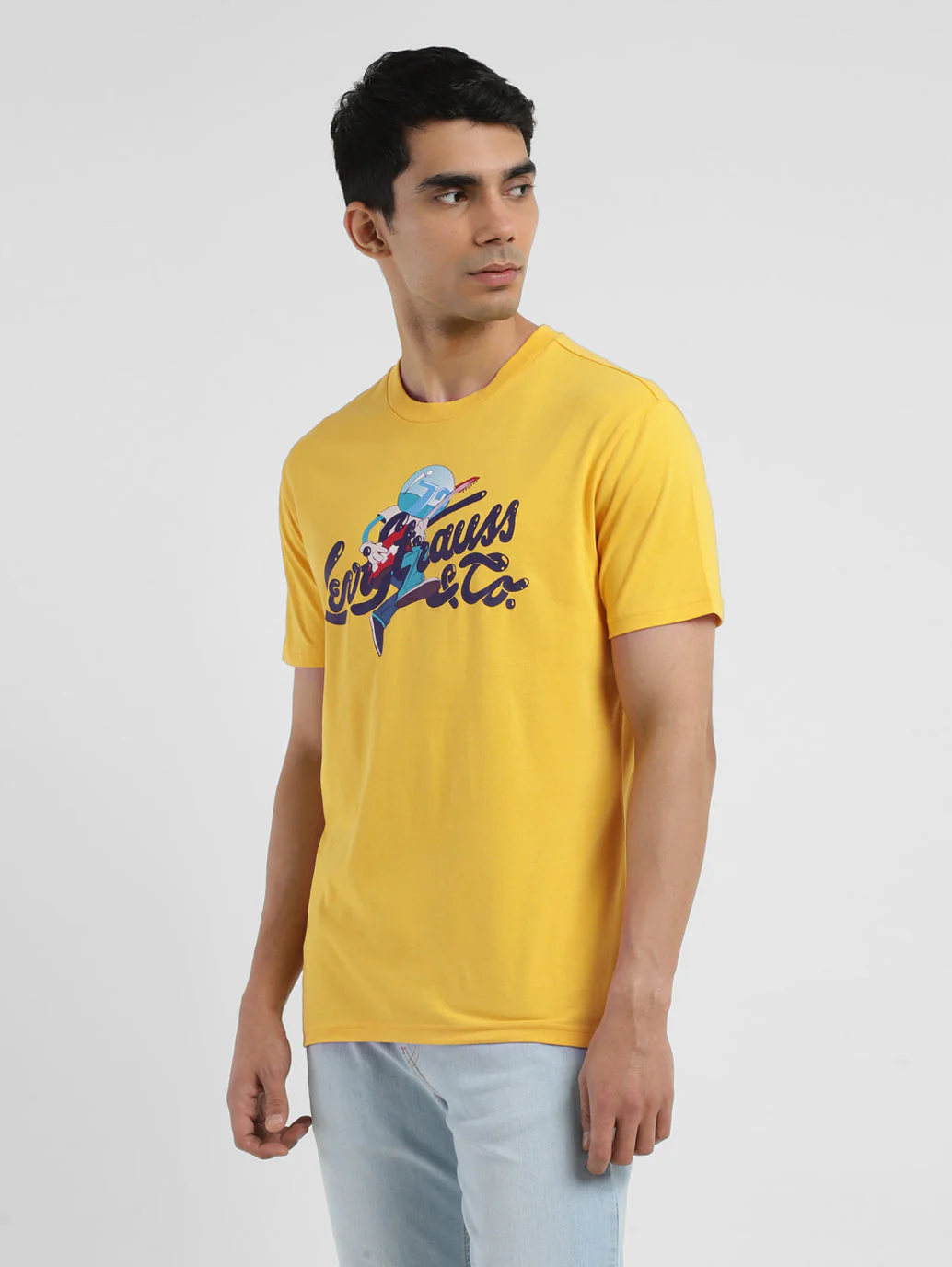 Men's Graphic Print Crew Neck T-shirt - Image 4
