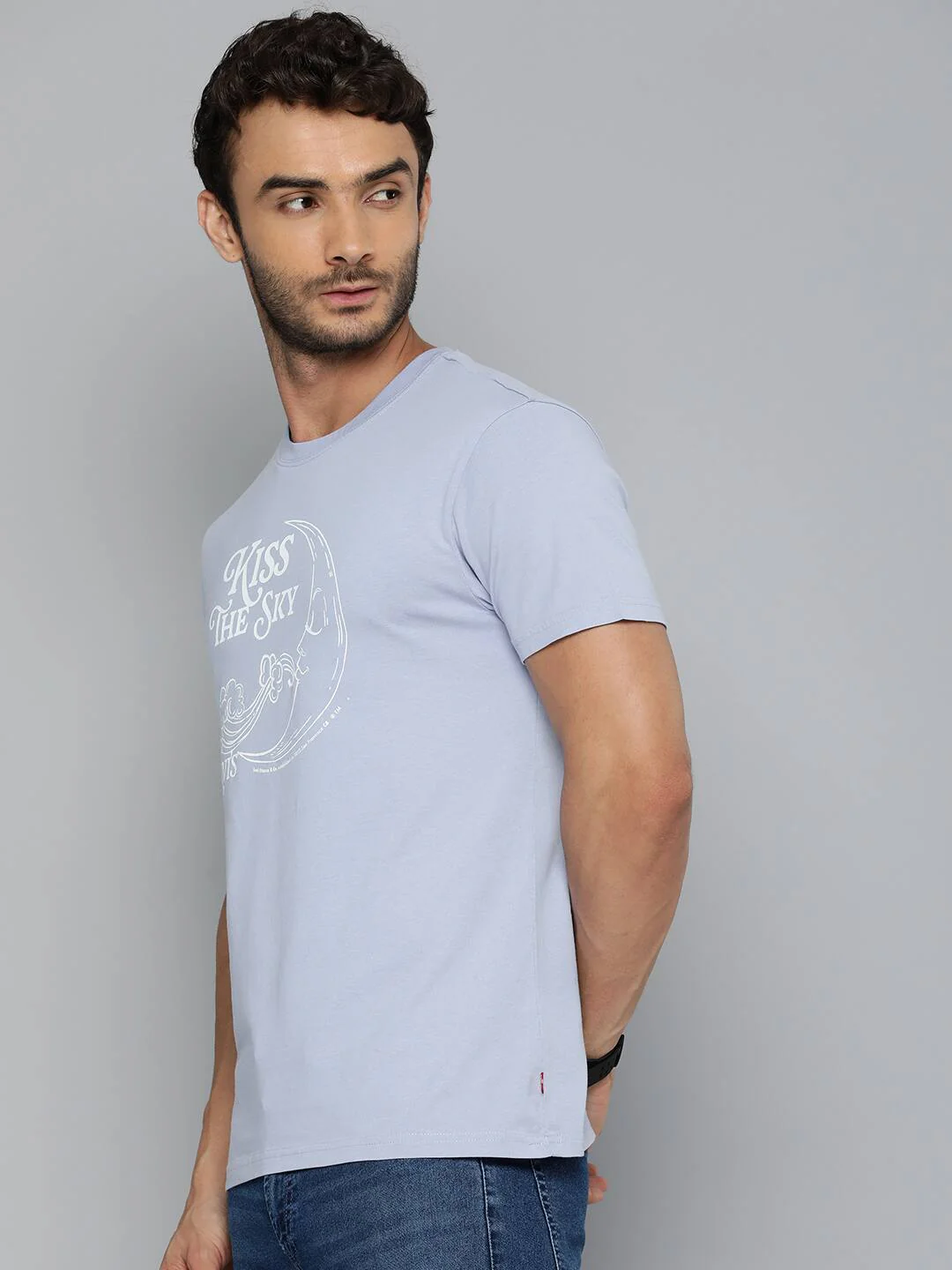 Men's Graphic Print Crew Neck T-shirt - Image 3