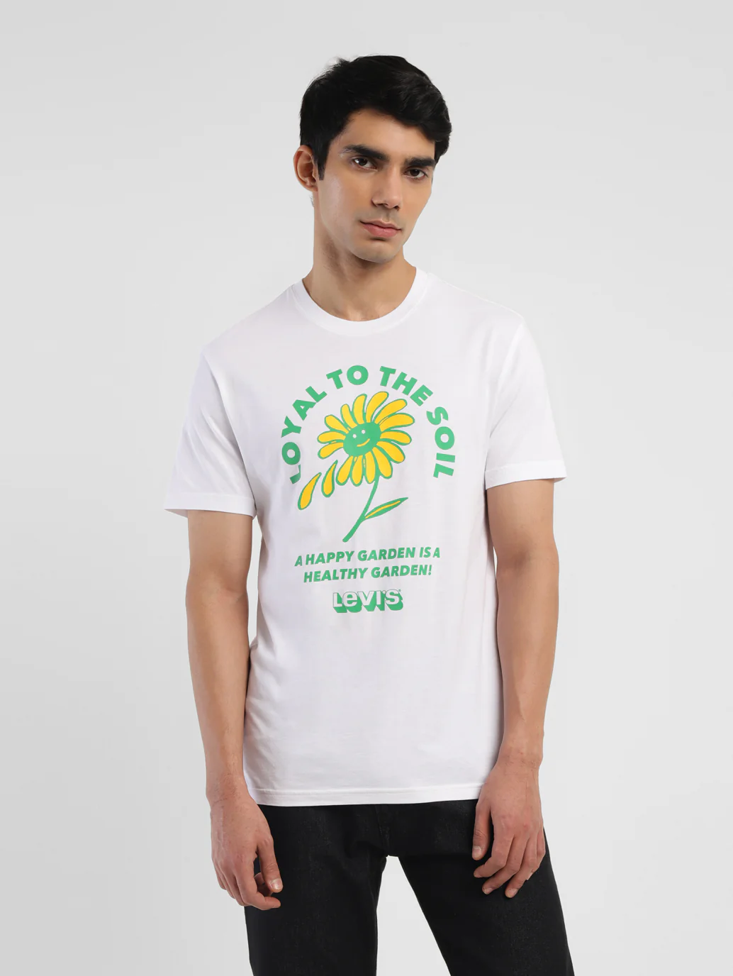 Men's Graphic Print Crew Neck T-shirt - Image 2
