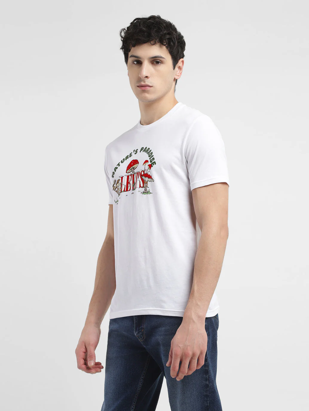 Men's Graphic Print Crew Neck T-shirt - Image 4