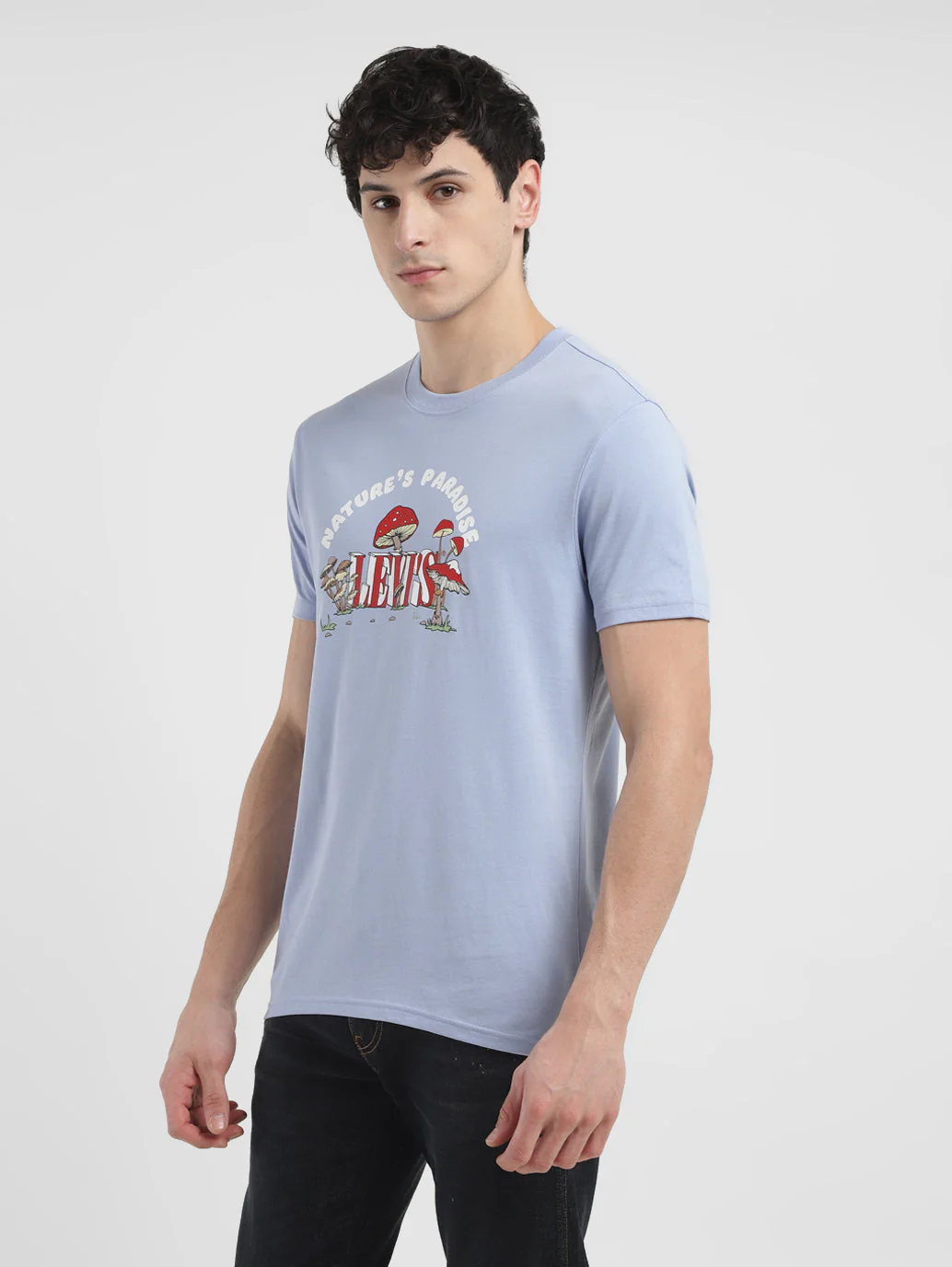 Men's Graphic Print Crew Neck T-shirt - Image 4