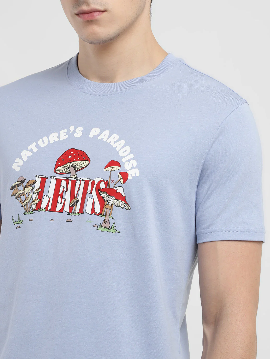 Men's Graphic Print Crew Neck T-shirt - Image 5