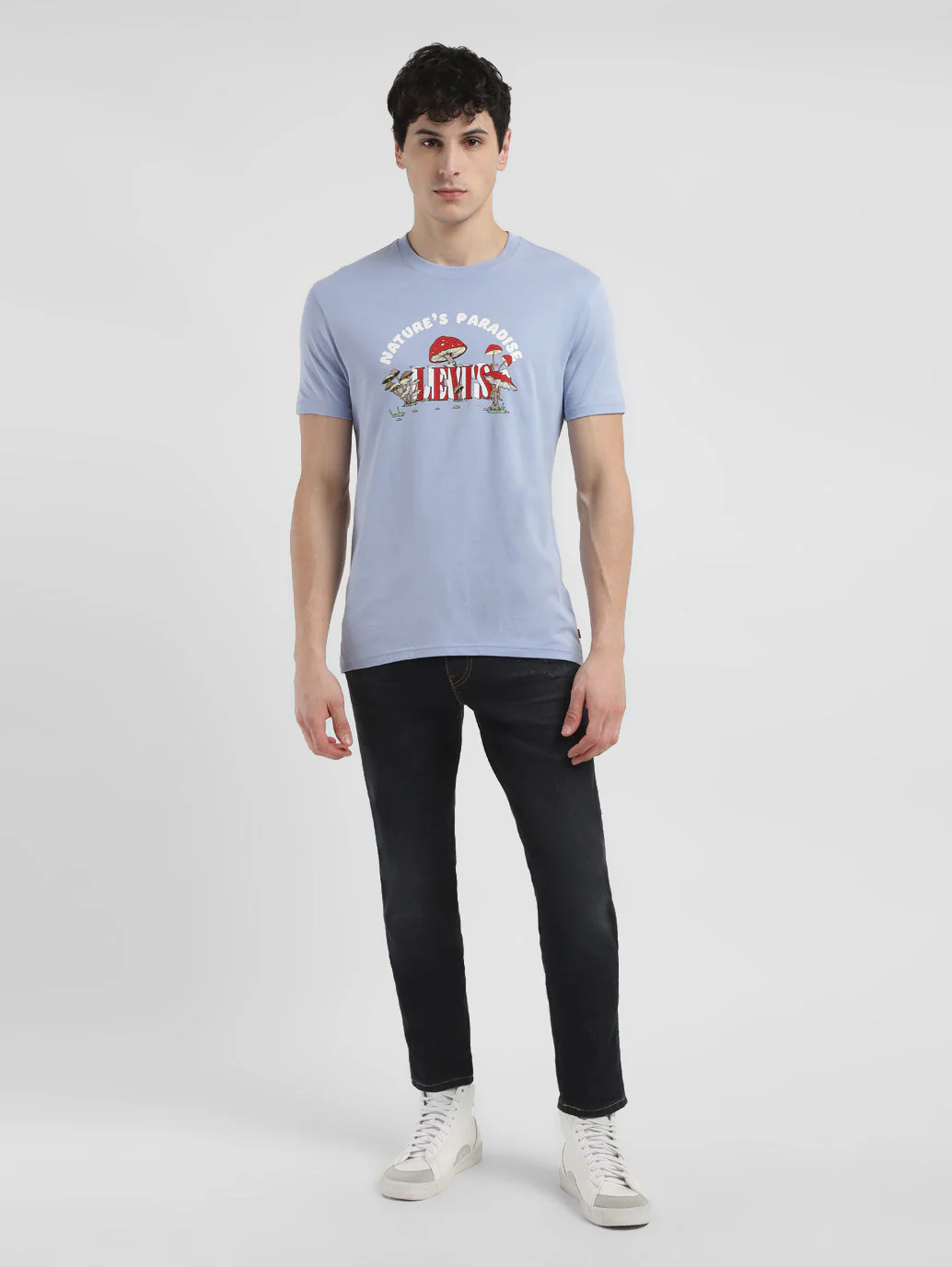 Men's Graphic Print Crew Neck T-shirt - Image 6