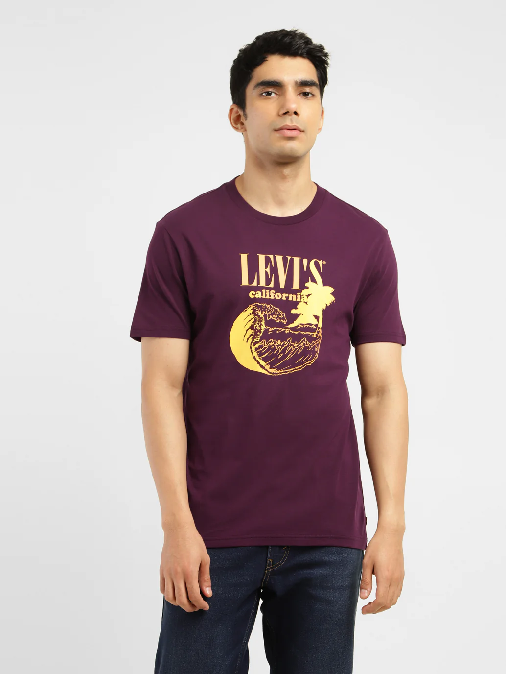 Men's Graphic Print Crew Neck T-shirt