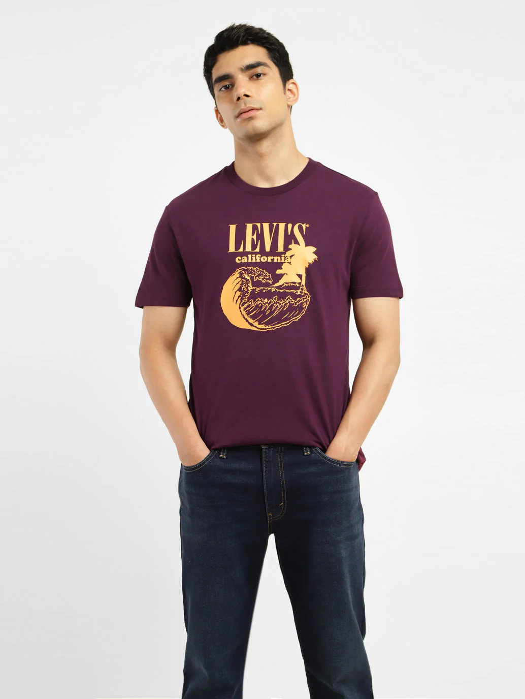 Men's Graphic Print Crew Neck T-shirt - Image 2
