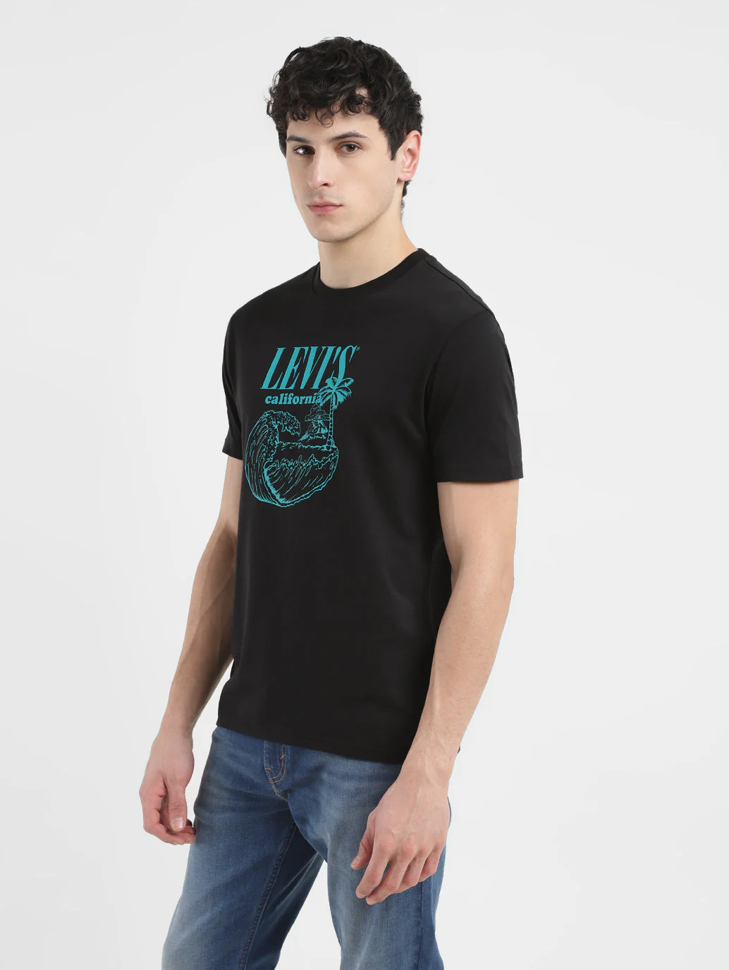 Men's Graphic Print Crew Neck T-shirt - Image 4