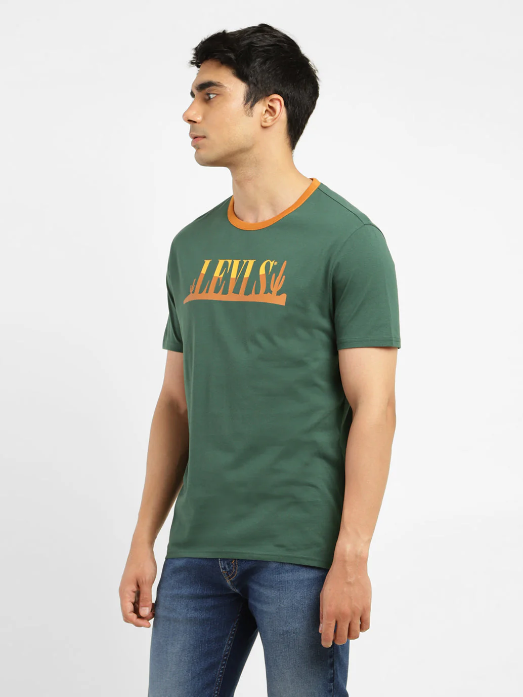 Men's Brand Logo Slim Fit T-shirt - Image 4