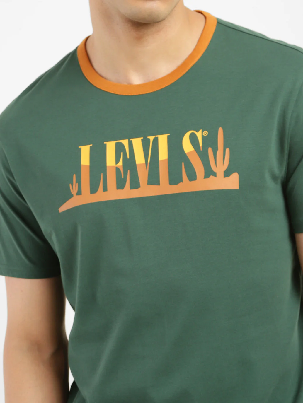 Men's Brand Logo Slim Fit T-shirt - Image 5