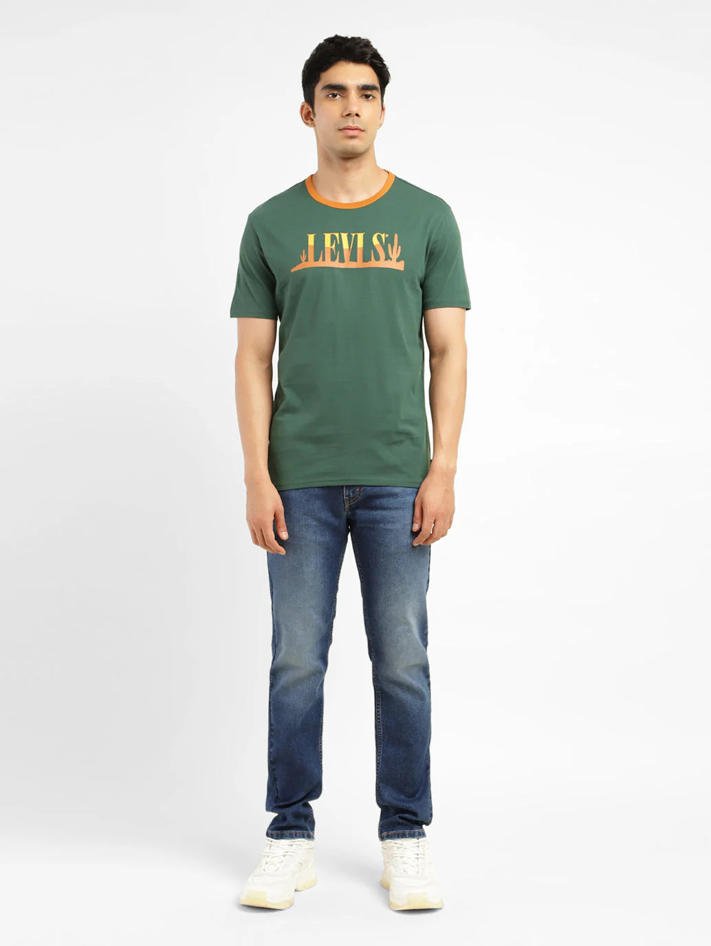 Men's Brand Logo Slim Fit T-shirt - Image 6