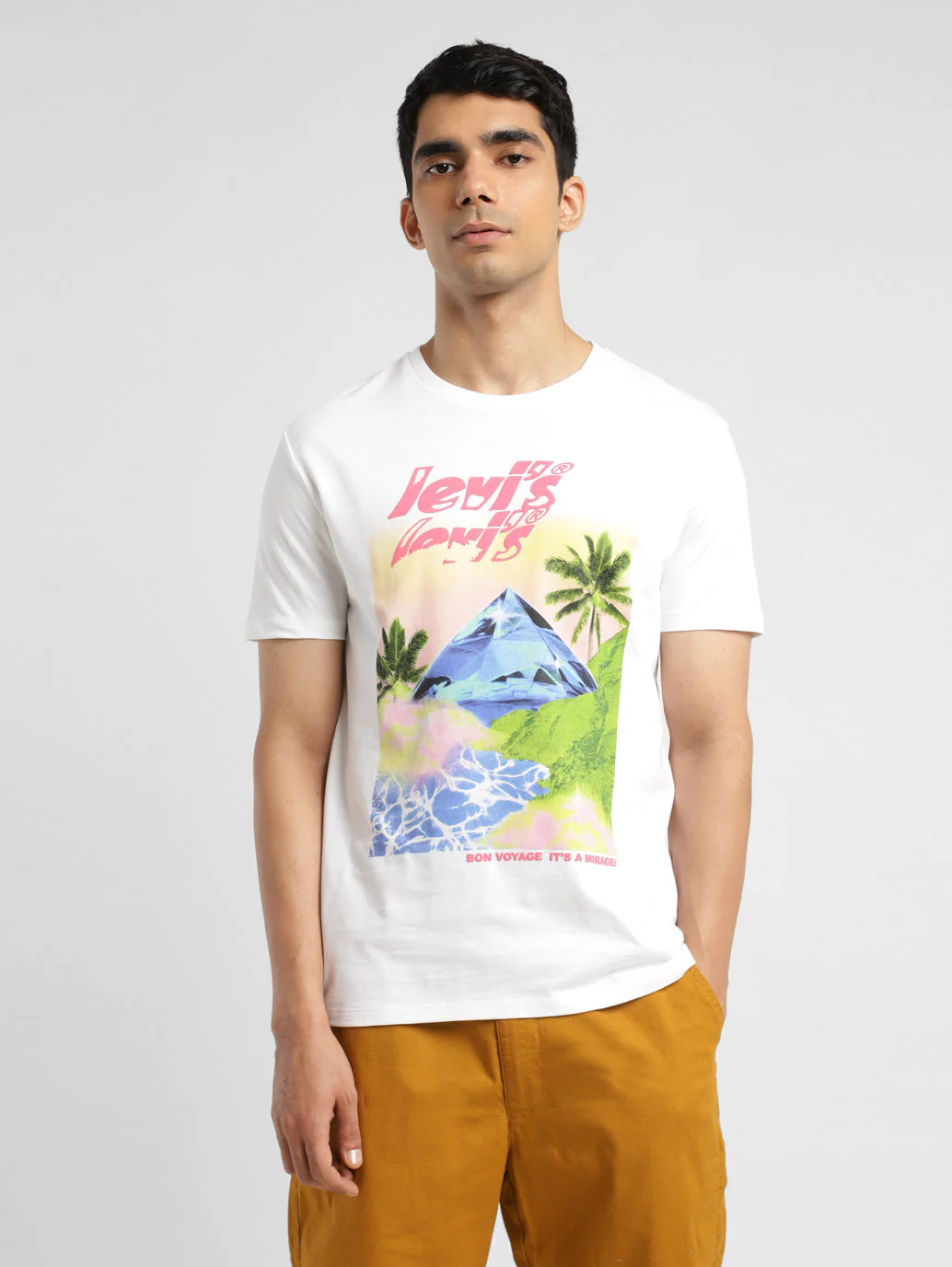 Men's Graphic Crew Neck T-shirt - Image 2
