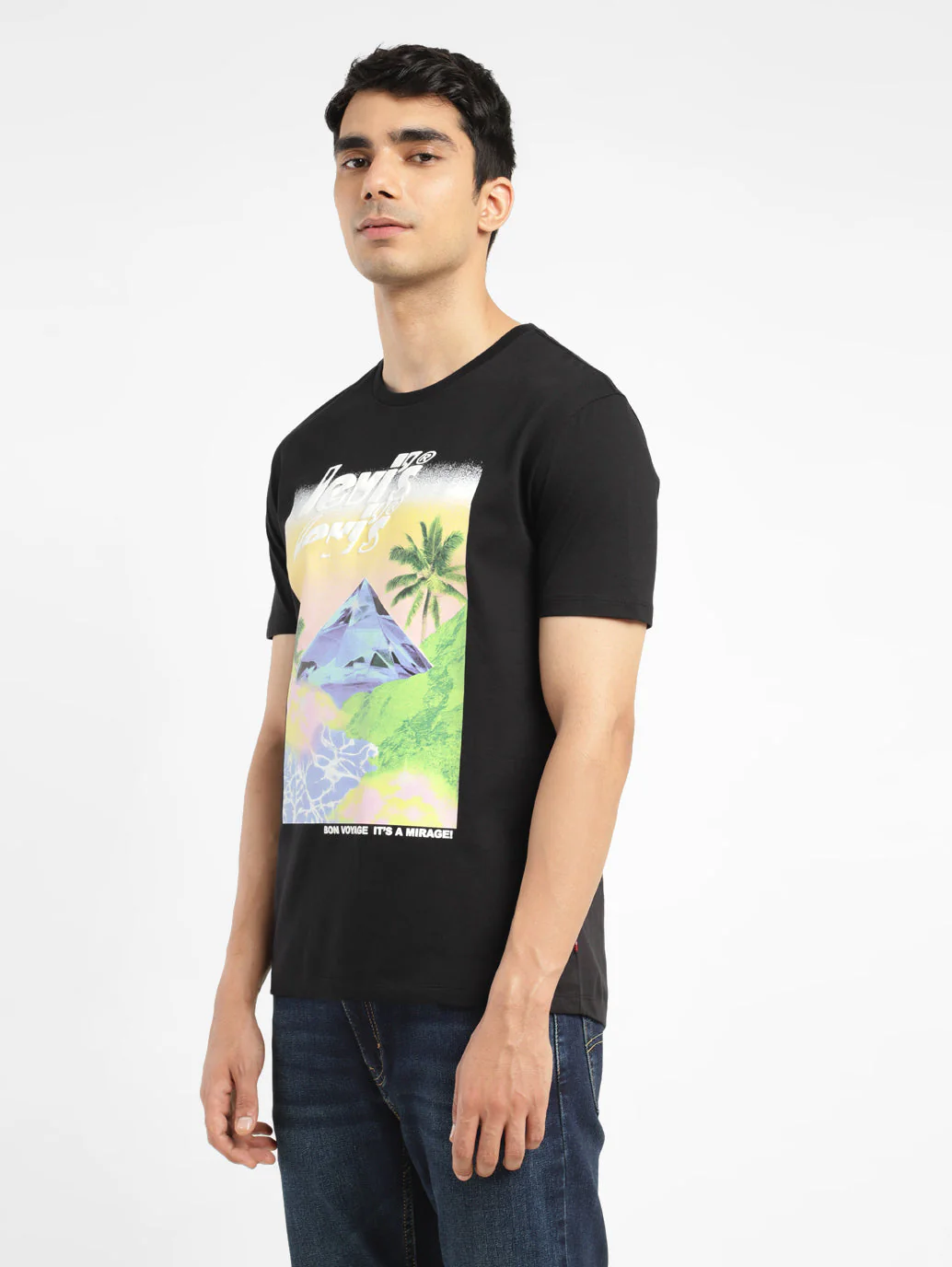 Men's Graphic Slim Fit T-shirt - Image 4