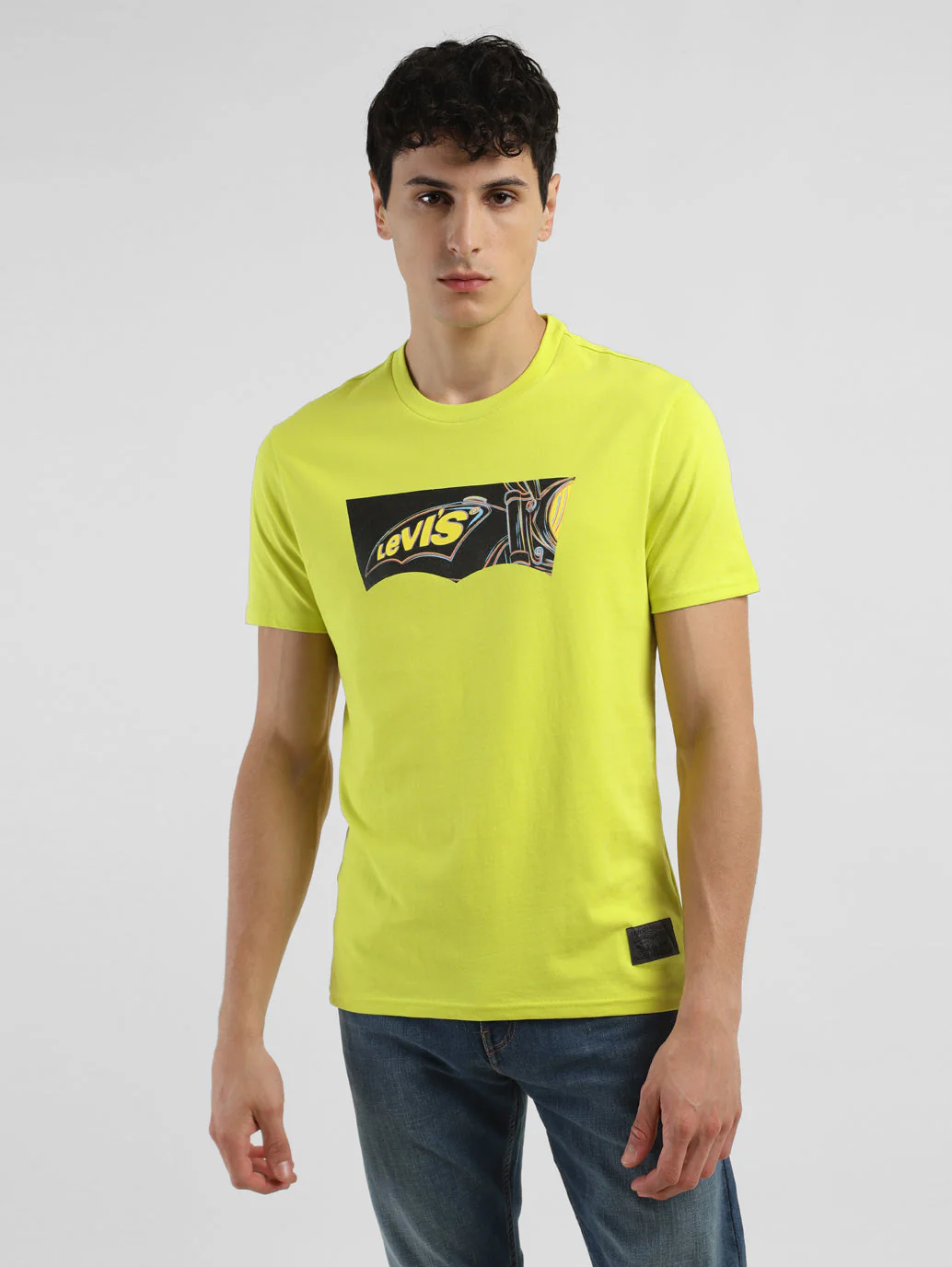 Men's Graphic Print Crew Neck T-shirt - Image 2
