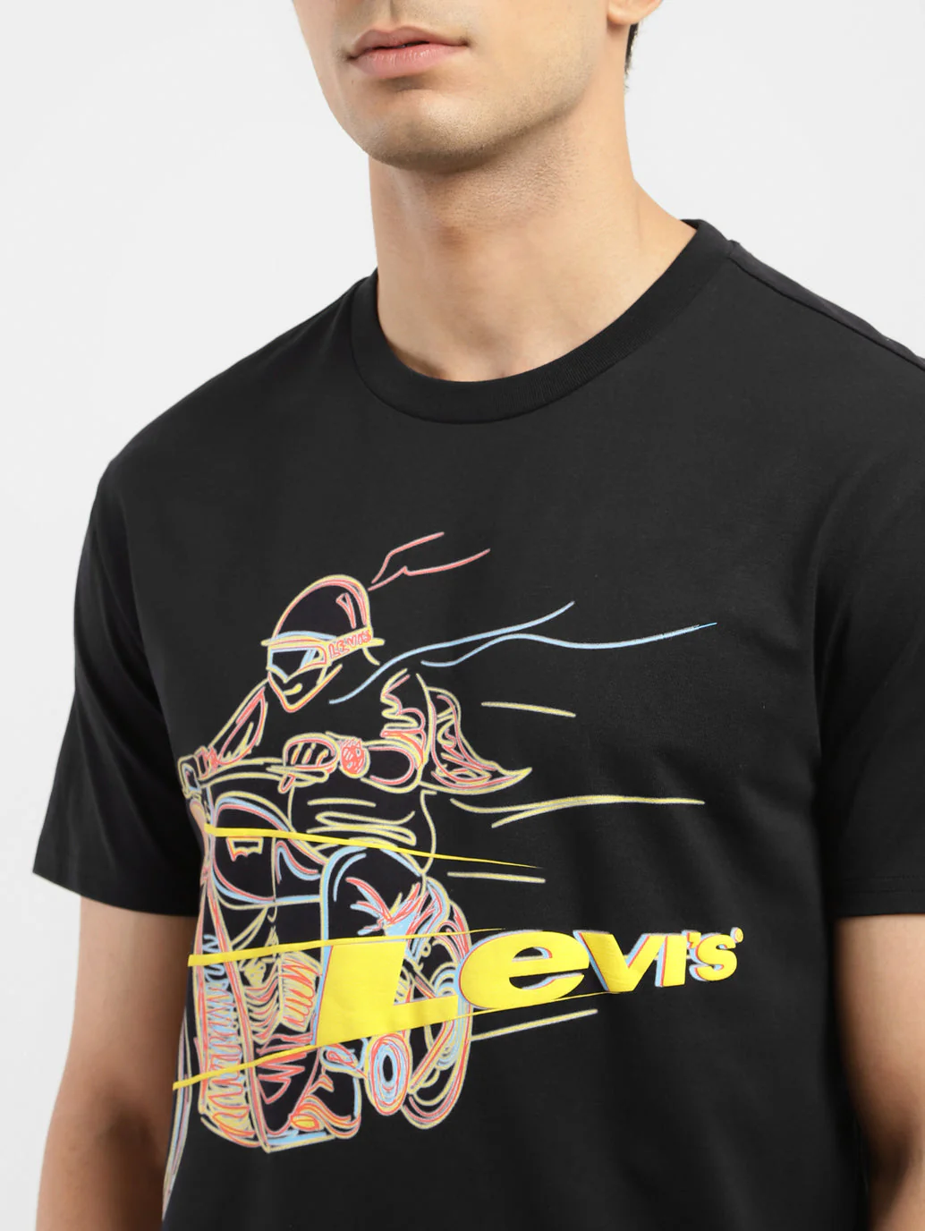 Men's Graphic Print Crew Neck T-shirt - Image 5