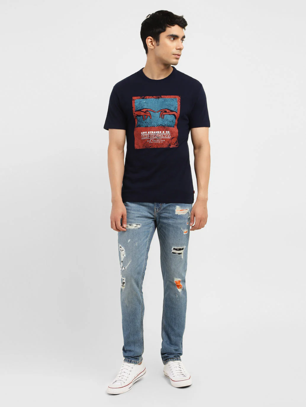 Men's Graphic Print Slim Fit T-shirt - Image 6