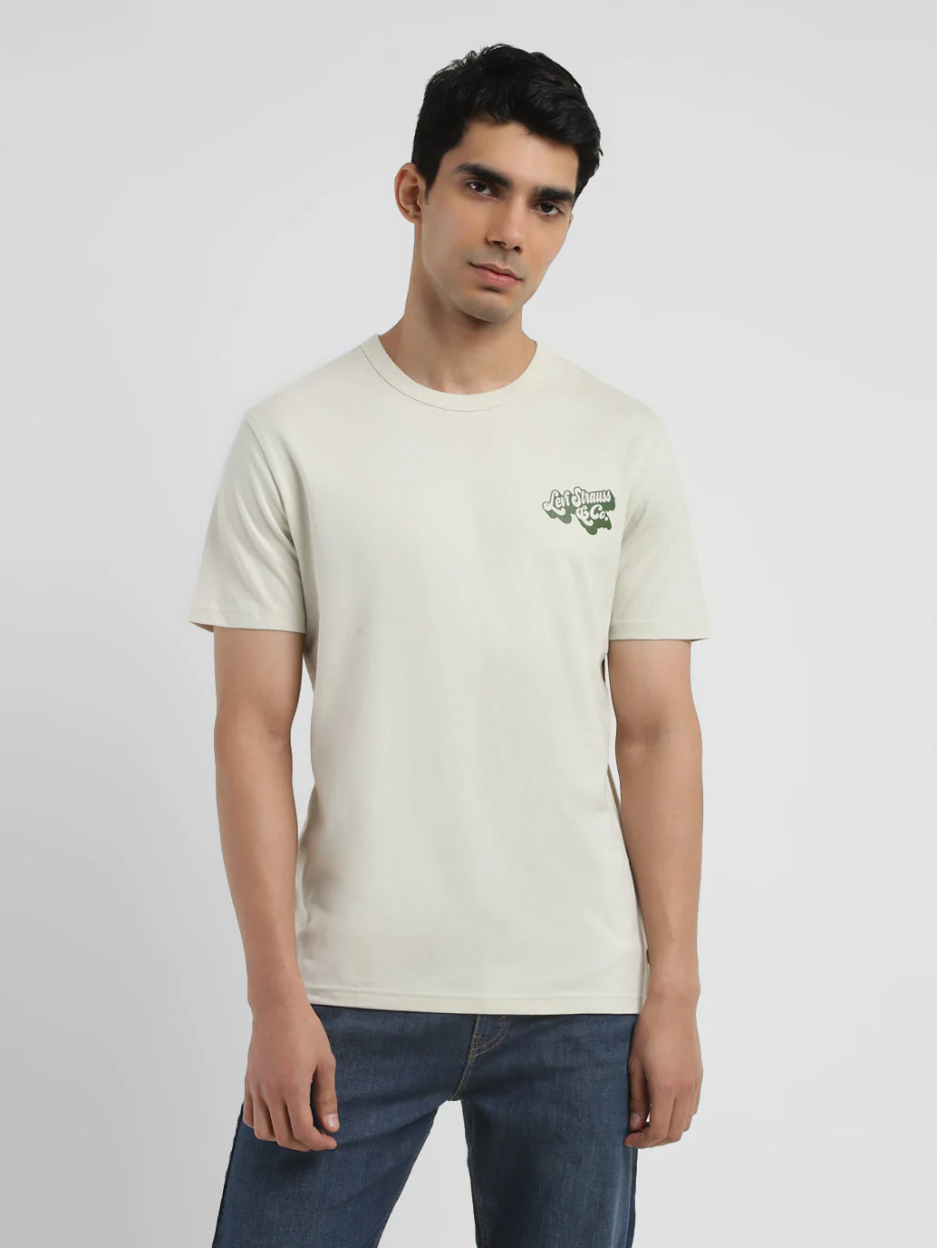 Men's Graphic Print Crew Neck T-shirt - Image 2