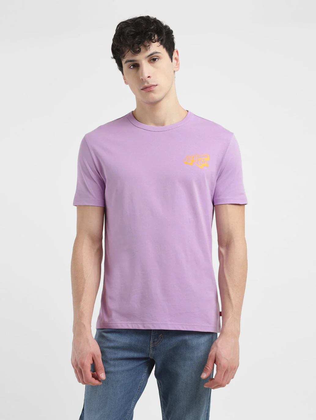 Men's Graphic Print Crew Neck T-shirt - Image 2