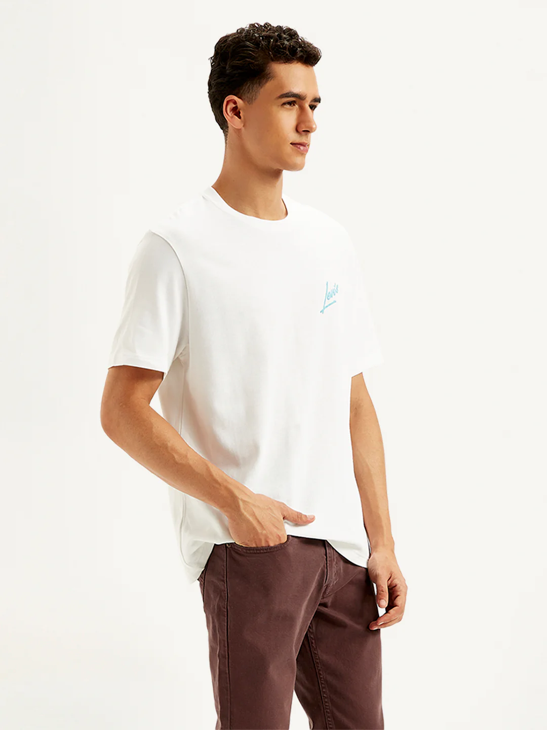 Men's Graphic Print Crew Neck T-shirt - Image 3