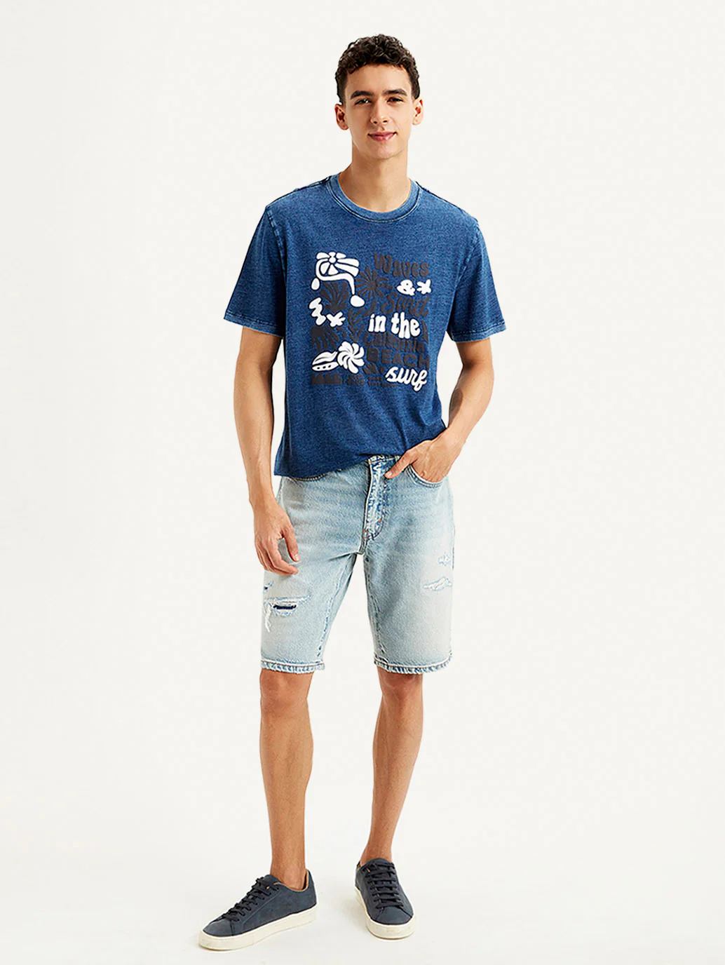 Men's Graphic Print Crew Neck T-shirt
