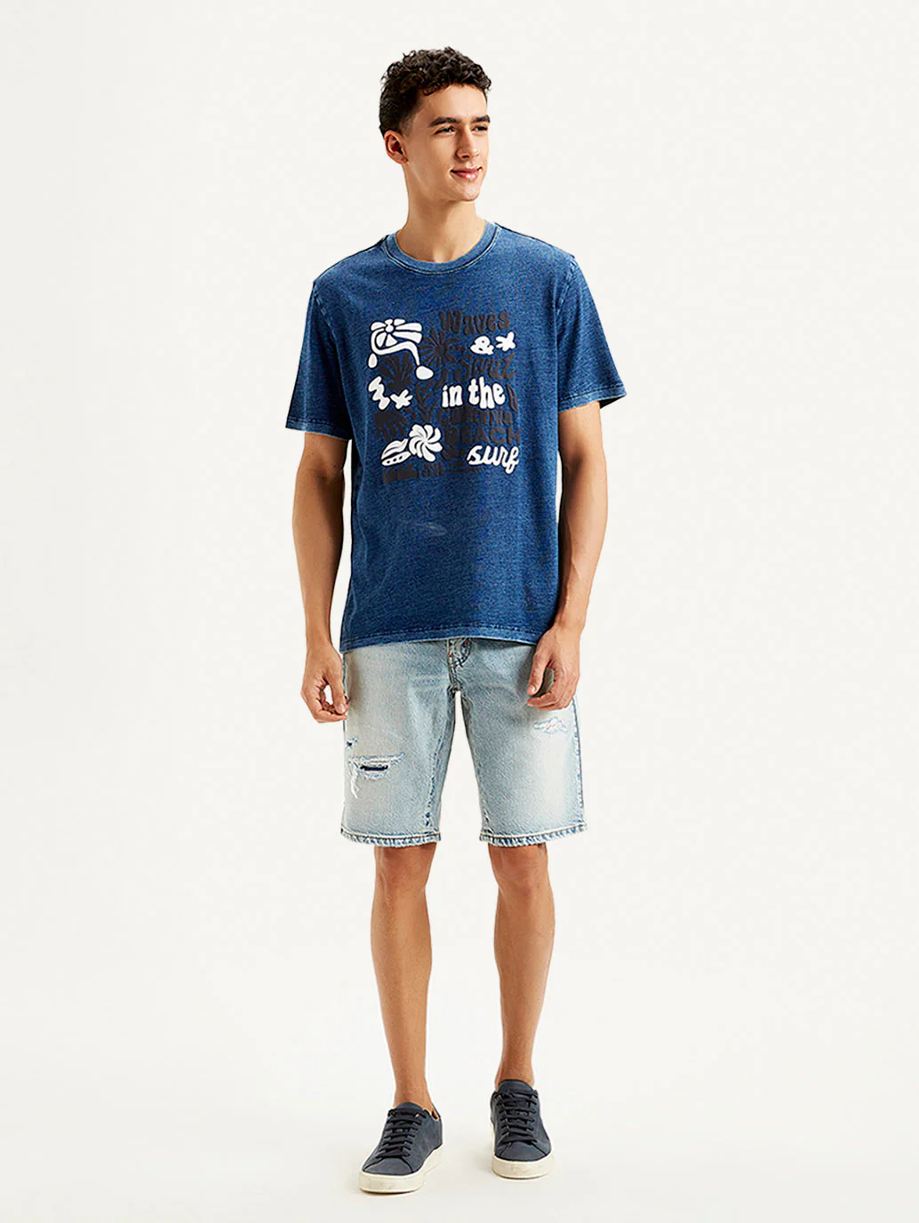 Men's Graphic Print Crew Neck T-shirt - Image 2