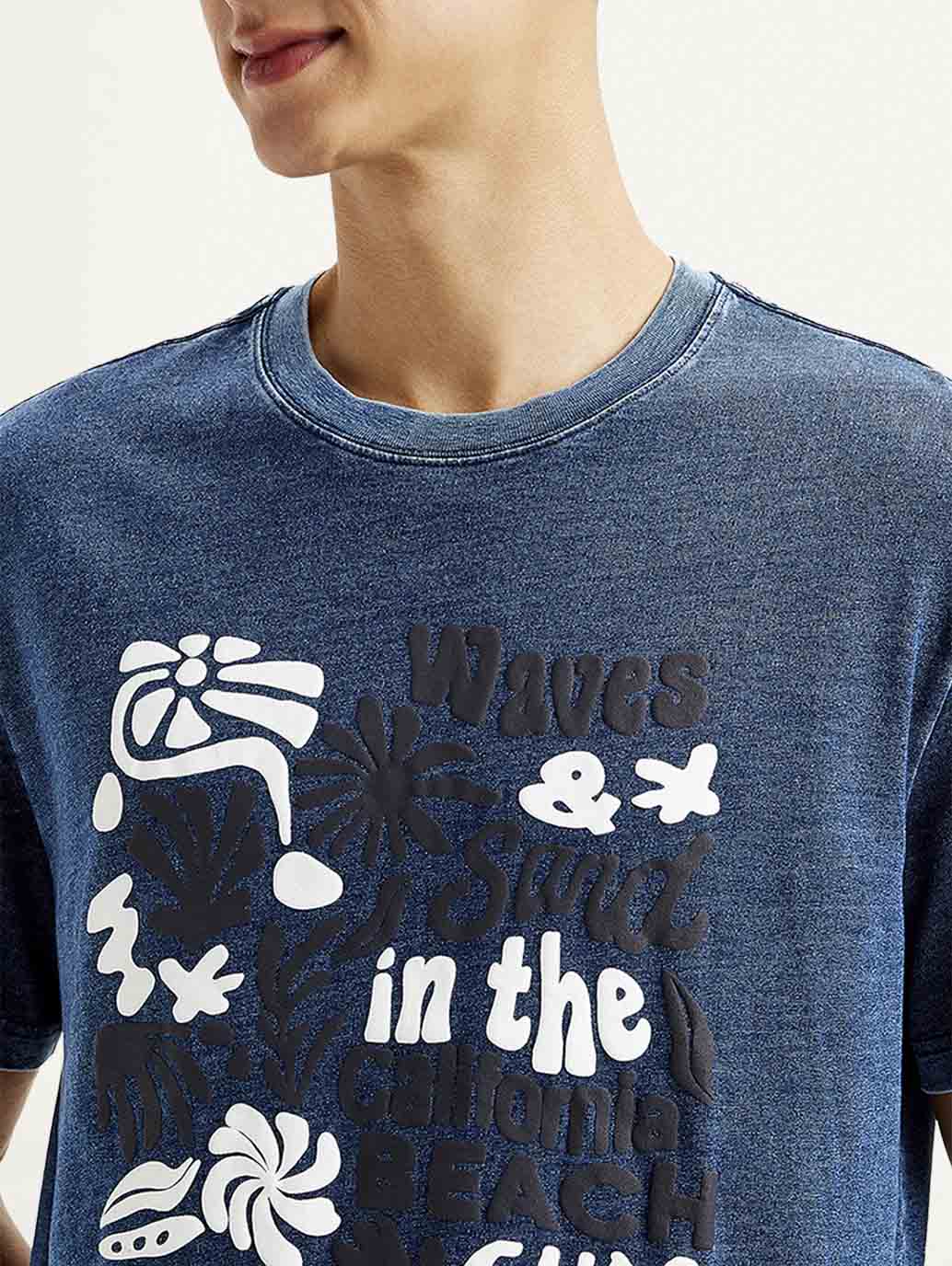 Men's Graphic Print Crew Neck T-shirt - Image 4