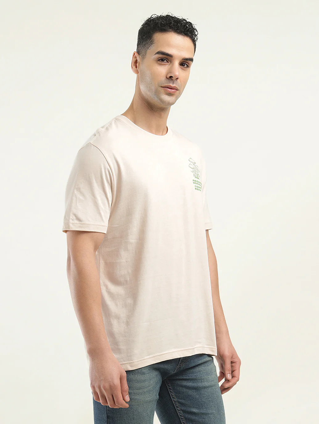 Men's Graphic Print Crew Neck T-shirt - Image 5