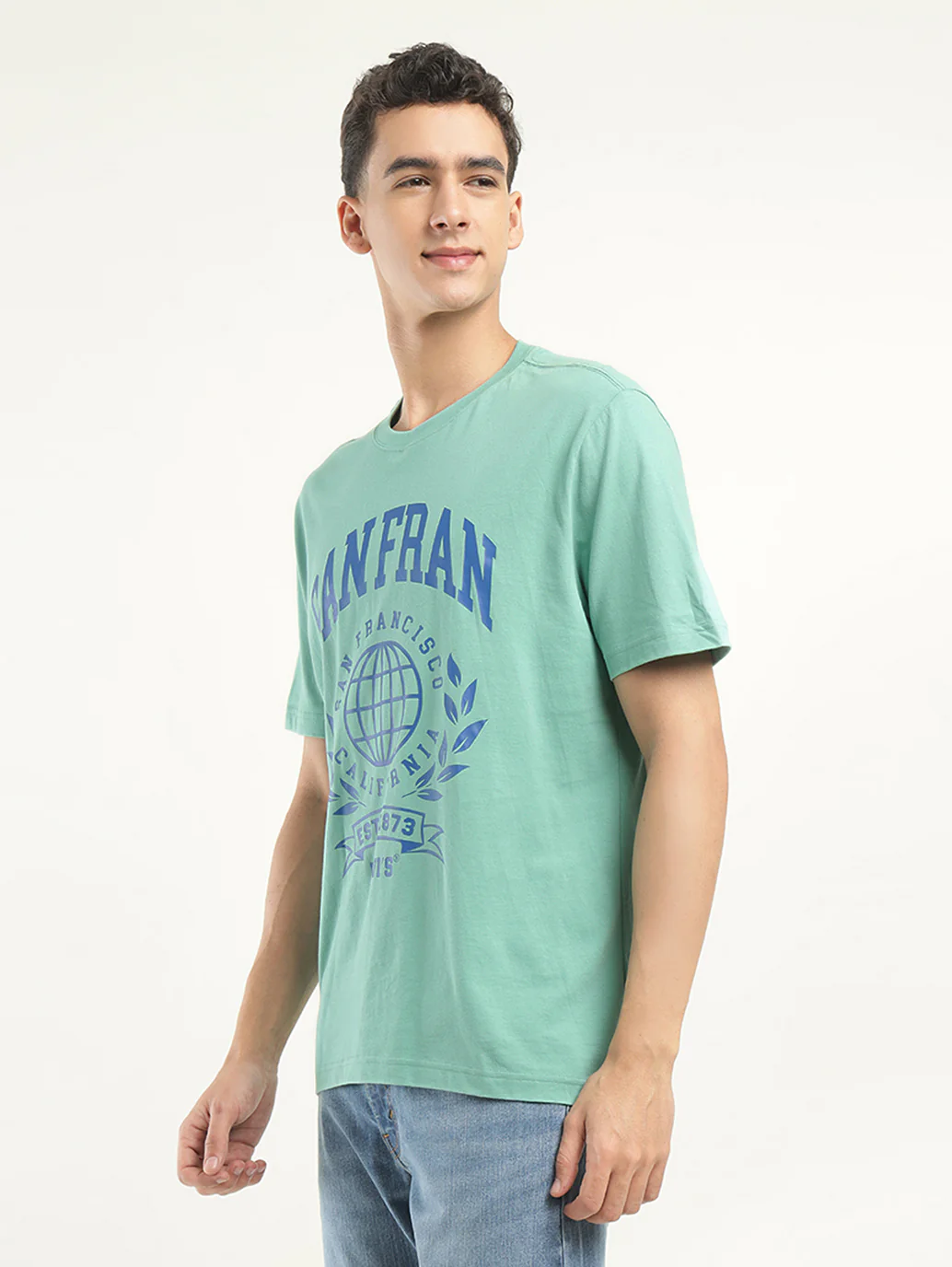 Men's Graphic Print Crew Neck T-shirt - Image 5