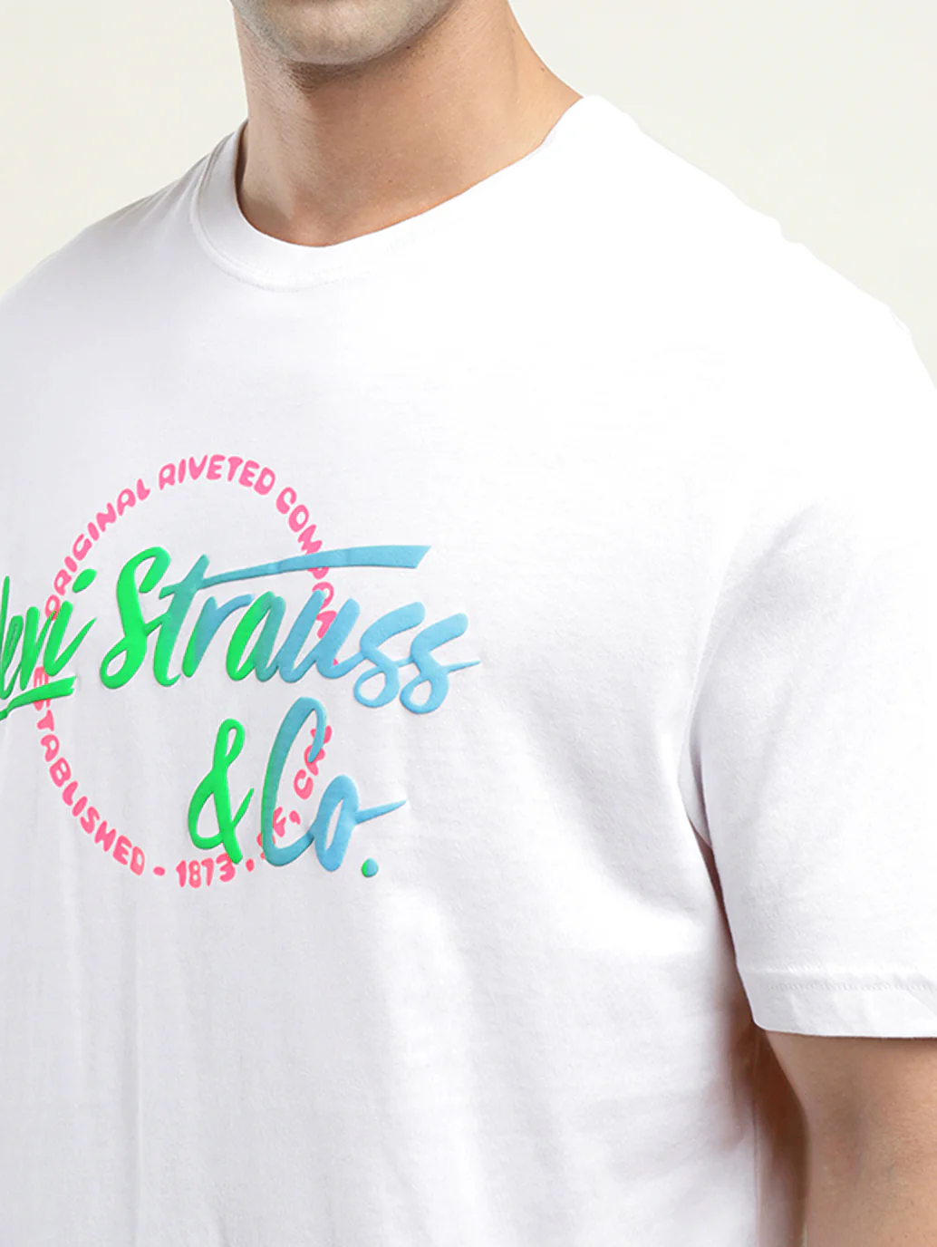 Men's Graphic Print Crew Neck T-shirt - Image 4