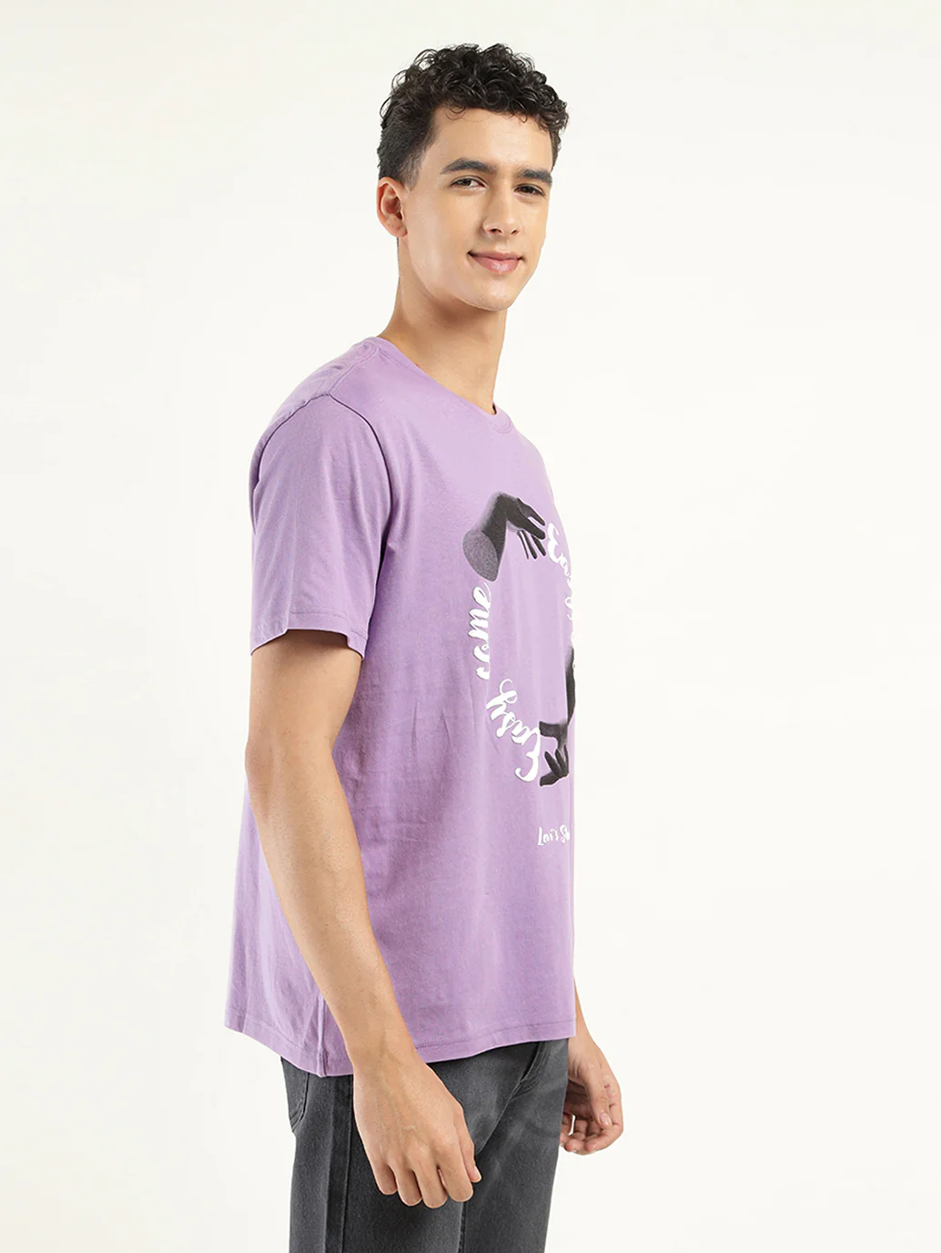 Men's Graphic Print Crew Neck T-shirt - Image 5