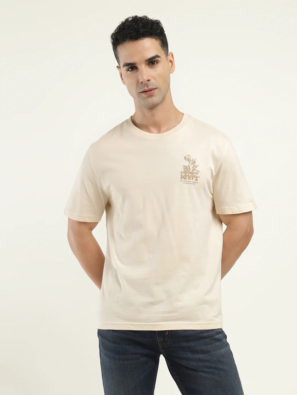 Men's Graphic Print Crew Neck T-Shirt - Image 3