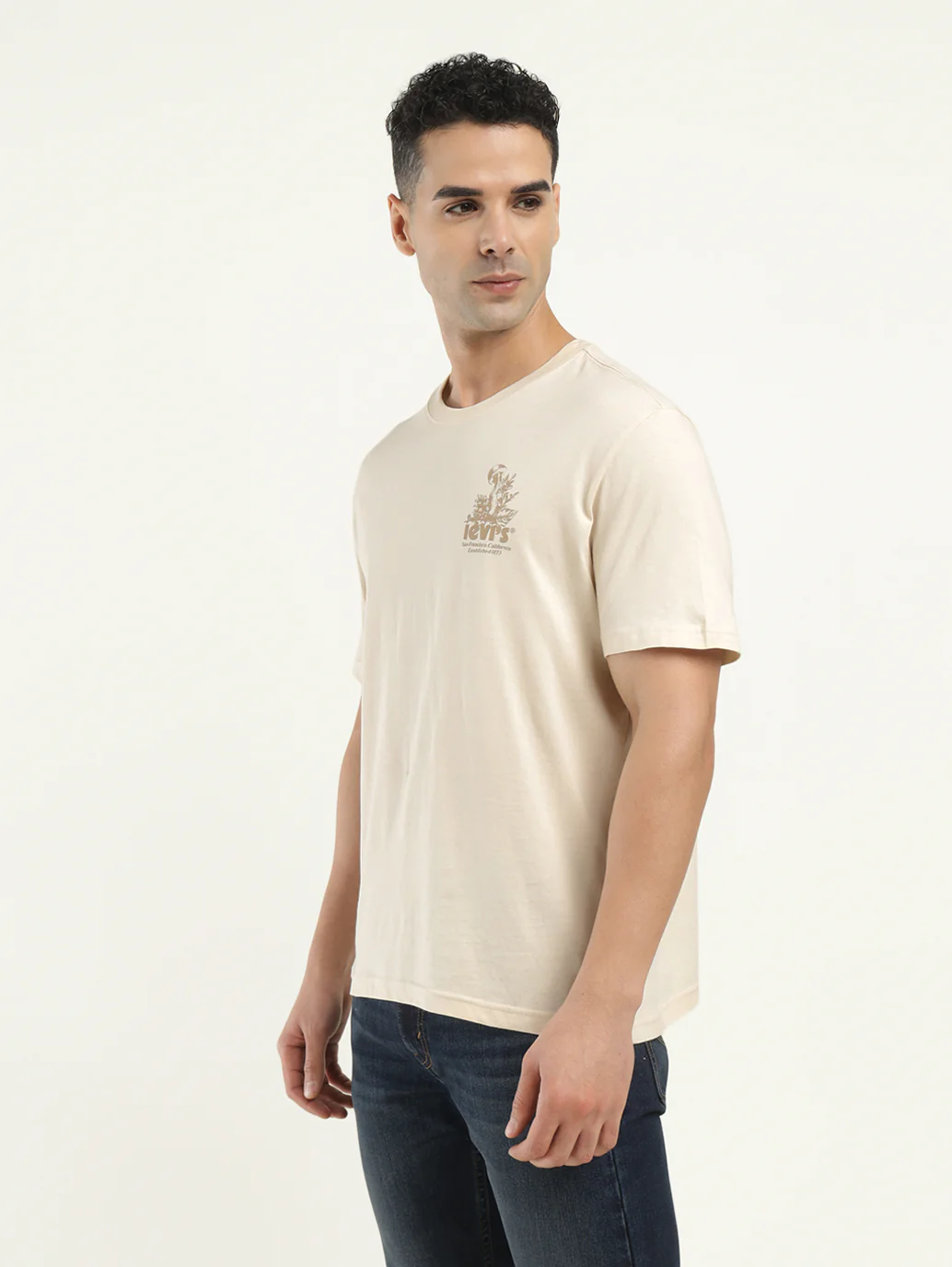 Men's Graphic Print Crew Neck T-Shirt - Image 5