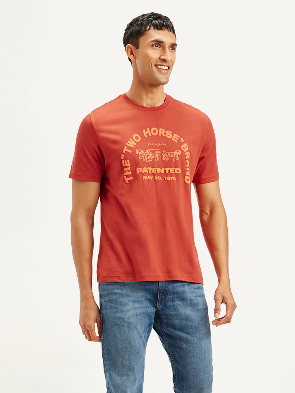 Men's Graphic Print Crew Neck T-shirt - Image 5