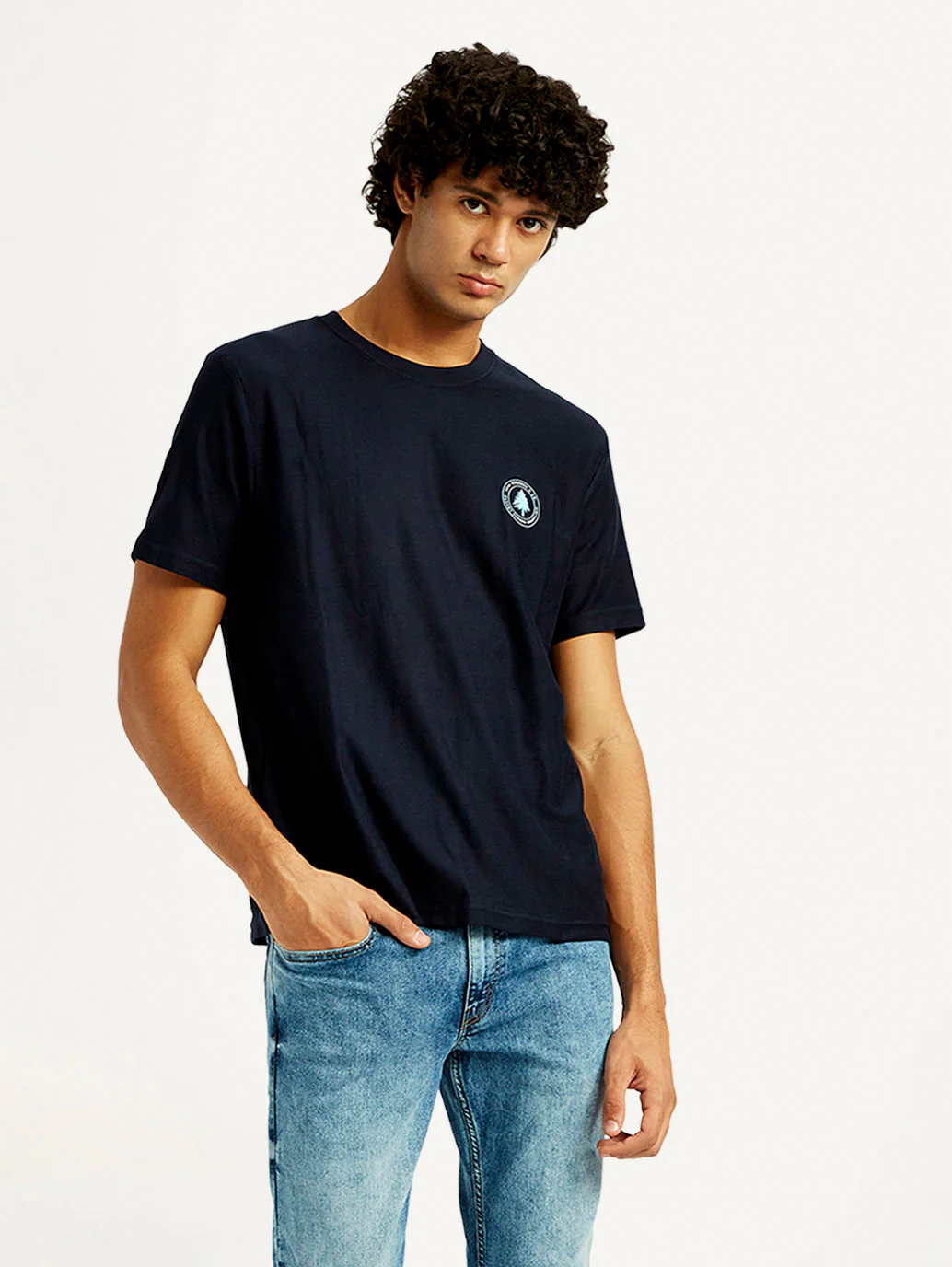 Men's Graphic Print Crew Neck T-shirt - Image 2