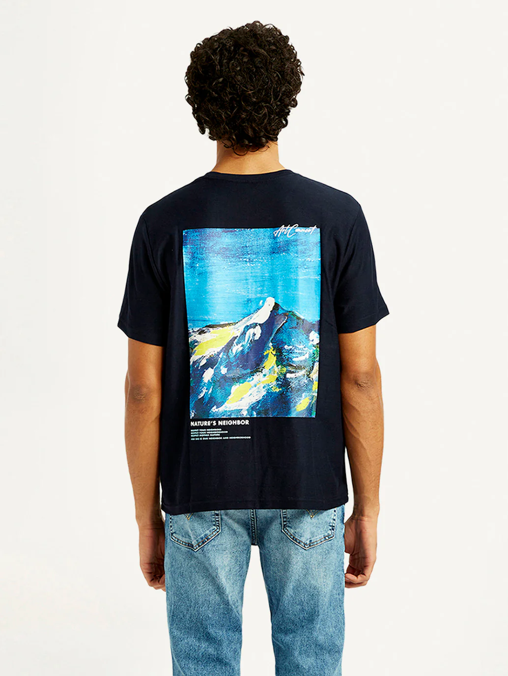 Men's Graphic Print Crew Neck T-shirt - Image 4