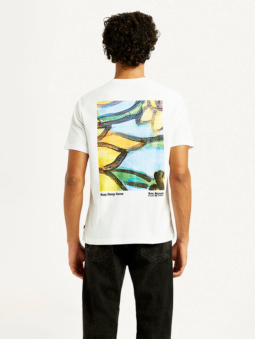 Men's Graphic Print Crew Neck T-shirt - Image 2