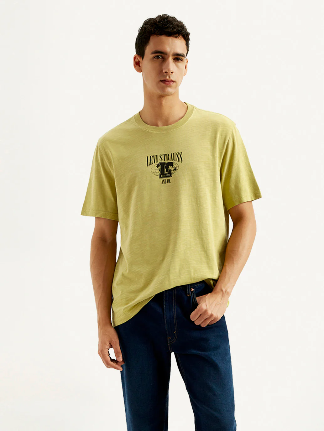 Men's Graphic Overdyed Crew Neck T-shirt - Image 3