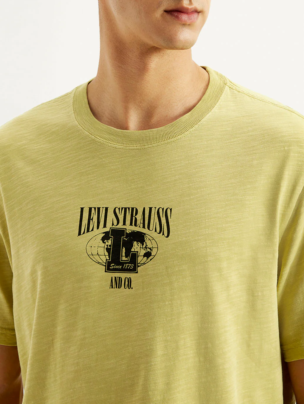 Men's Graphic Overdyed Crew Neck T-shirt - Image 4