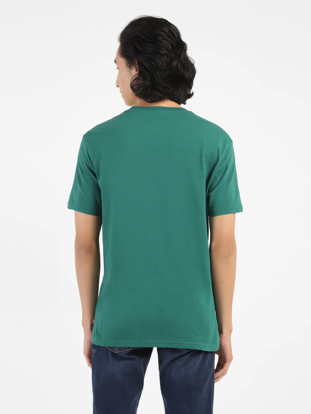 Men's Green Crew Neck T-Shirt - Image 3