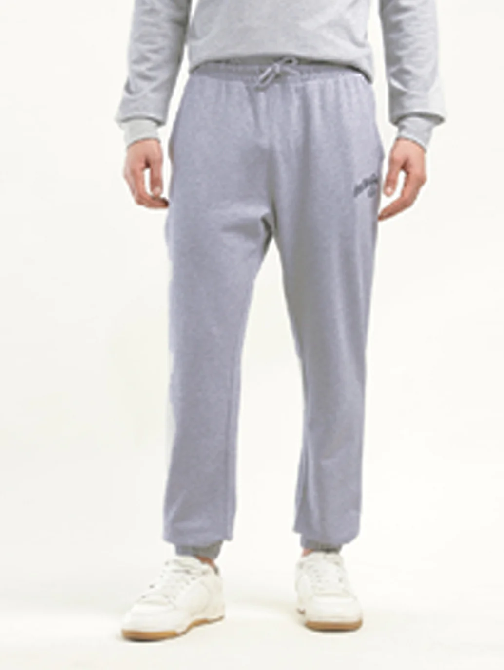Men's Graphic Print Grey Co-ord Set - Image 4