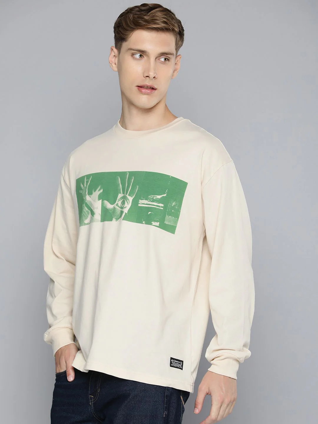 Men's Graphic Print Loose Fit T-shirt - Image 3