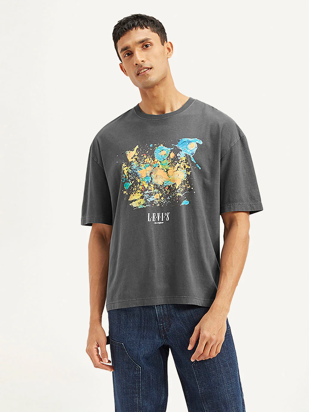 Men's Graphic Print Loose Fit T-shirt - Image 3