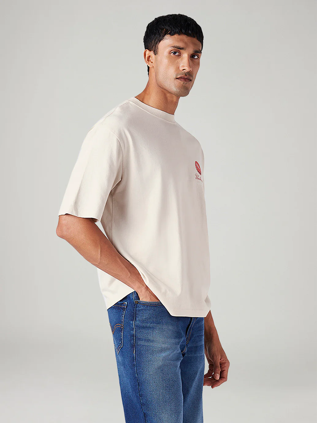 Men's Graphic Print Loose Fit T-Shirt - Image 5