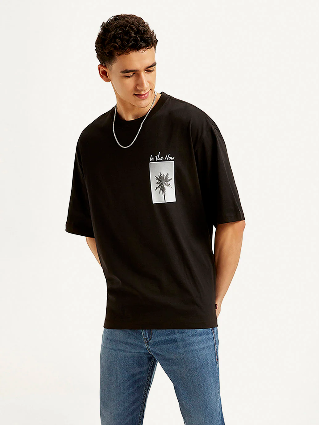 Men's Graphic Print Loose Fit T-shirt - Image 3