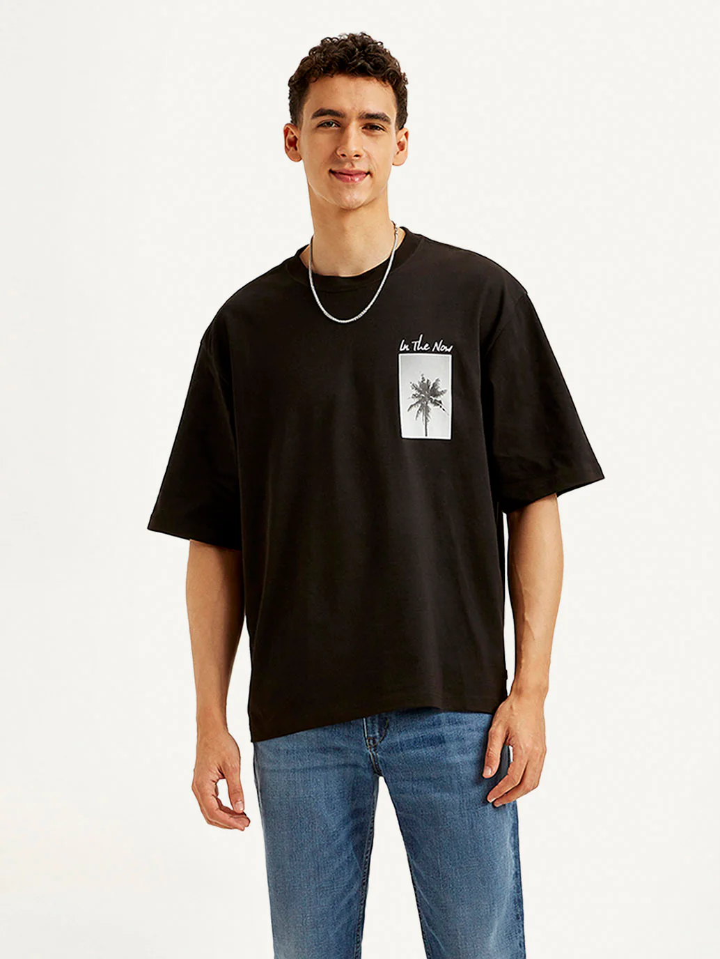 Men's Graphic Print Loose Fit T-shirt - Image 4