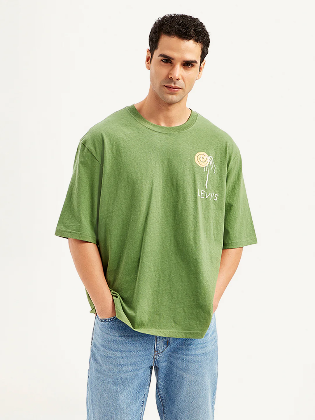 Men's Graphic Print Loose Fit T-Shirt - Image 2
