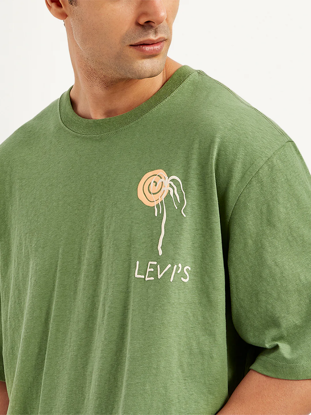 Men's Graphic Print Loose Fit T-Shirt - Image 5