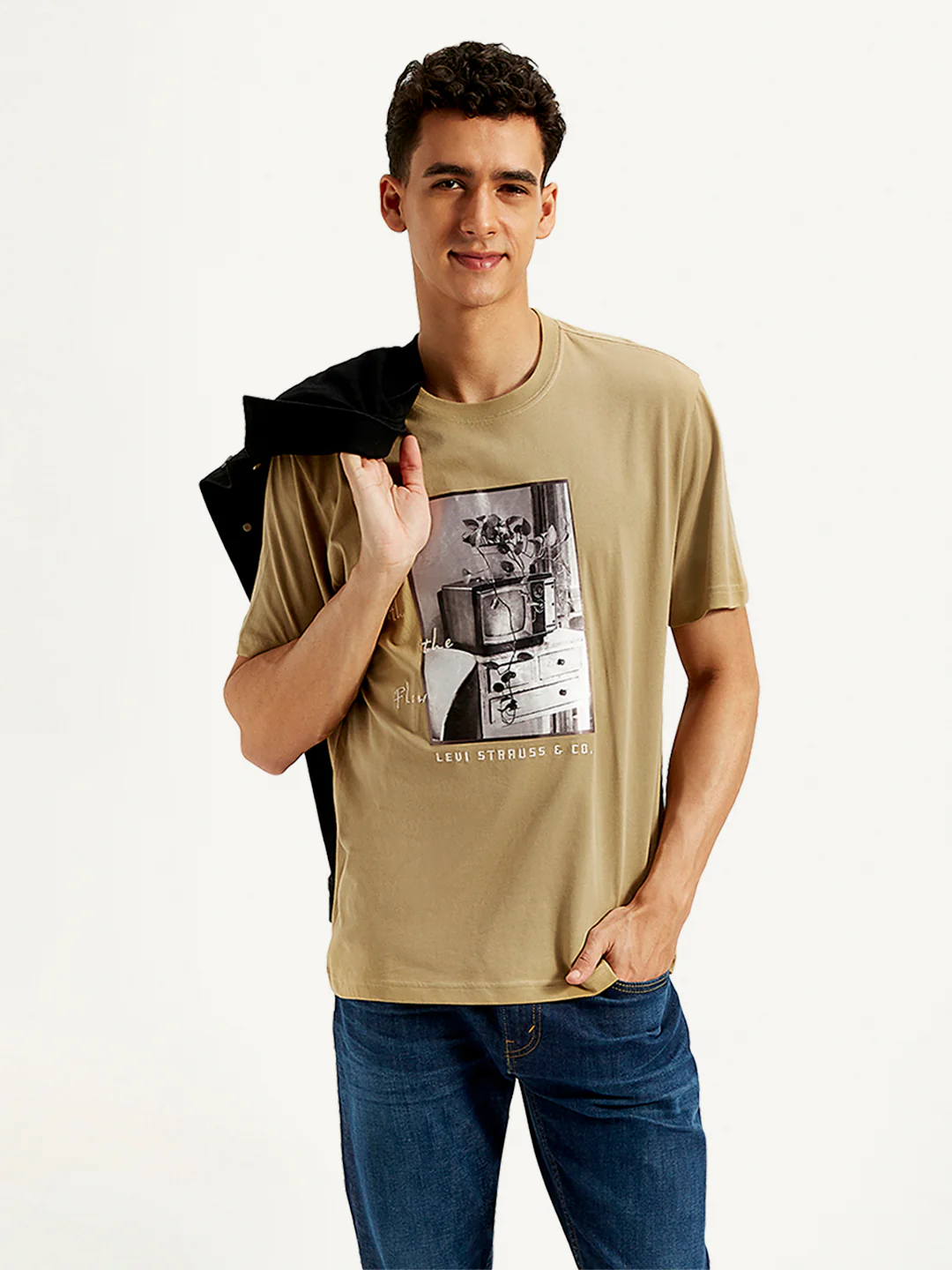 Men's Graphic Print Loose Fit T-Shirt